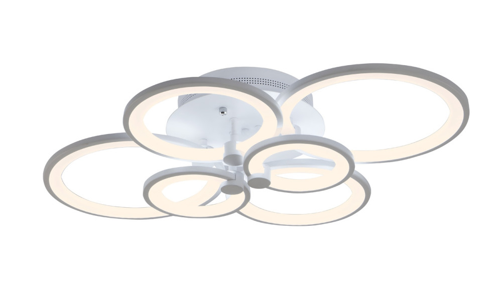 Потолочная люстра диммируемая светодиодная с пультом регулировкой цветовой температуры и ночным режимом Escada 10237/6LED_ESC