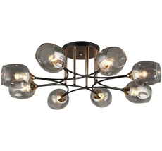 Потолочная люстра на штанге MD.4882-8-S COFFEE+FGD Imex MD.4882-8-S COFFEE+FGD_IM