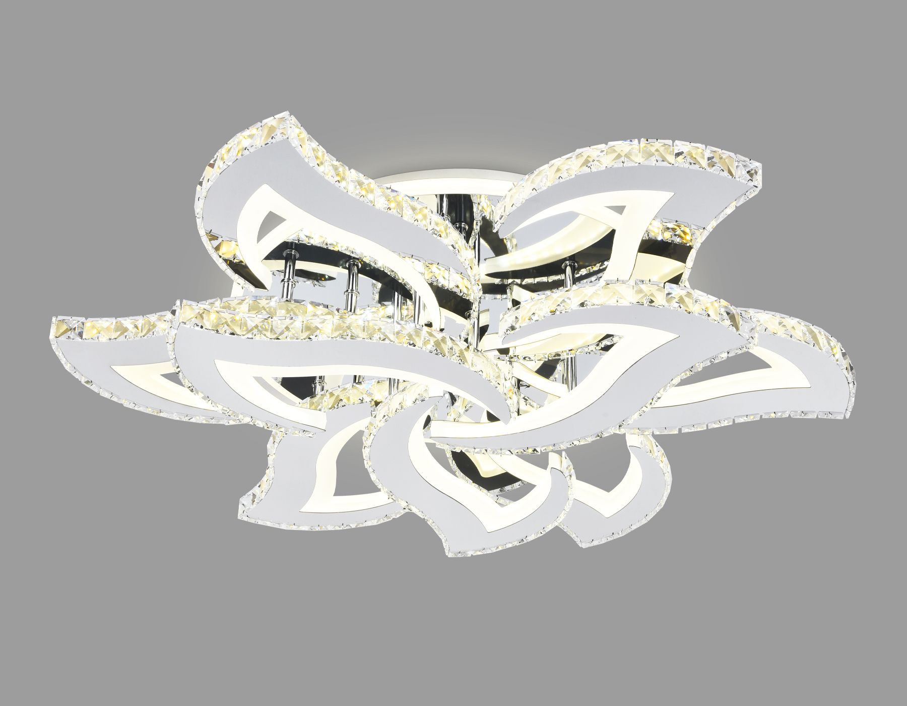 Потолочная люстра Ambrella light с пультом ДУ Ice FA1725_AMB
