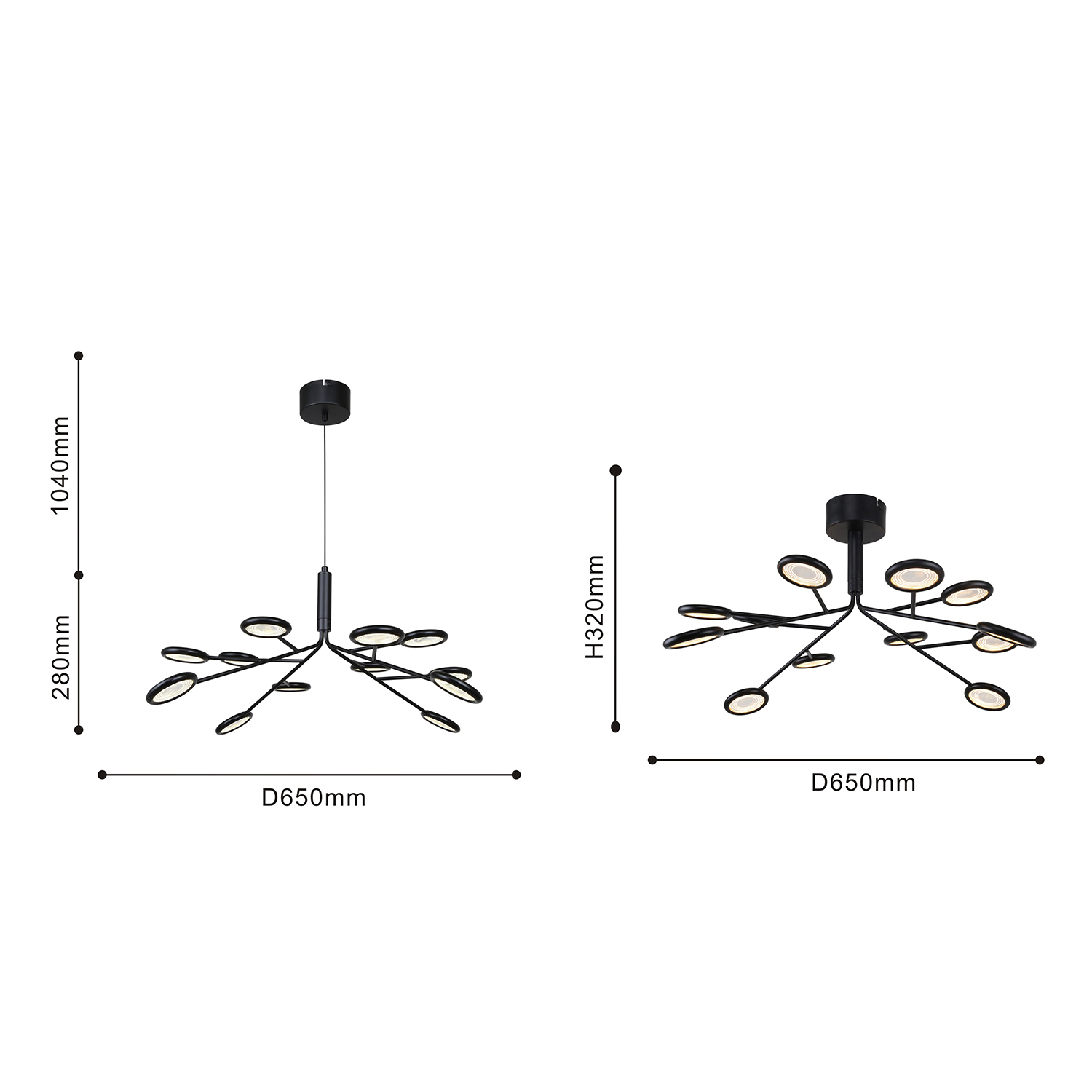 Подвесная/Потолочная люстра F-Promo Mugs 4252-12P
