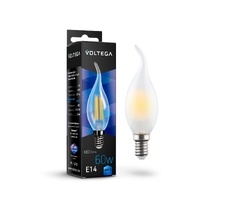 Лампа светодиодная Е14 6W (холодный свет) 7026_VG