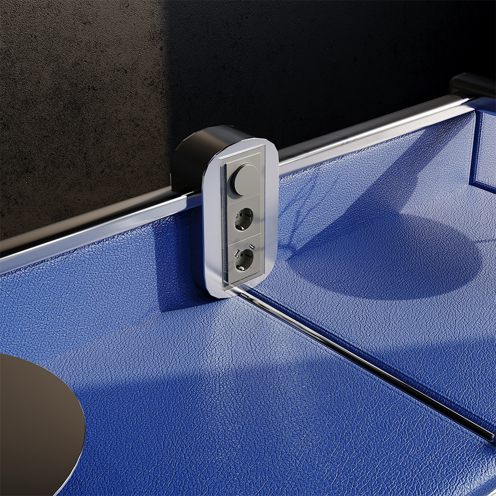 Светорегулятор встраиваемый VOLTUM S70 поворотно-нажимной 600 Вт VLS070306