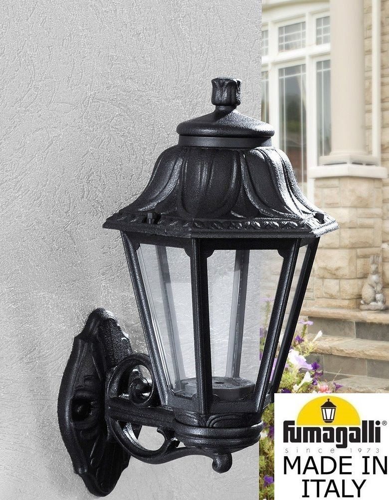 Уличный настенный светильник Anna E22.131.000.AXF1R