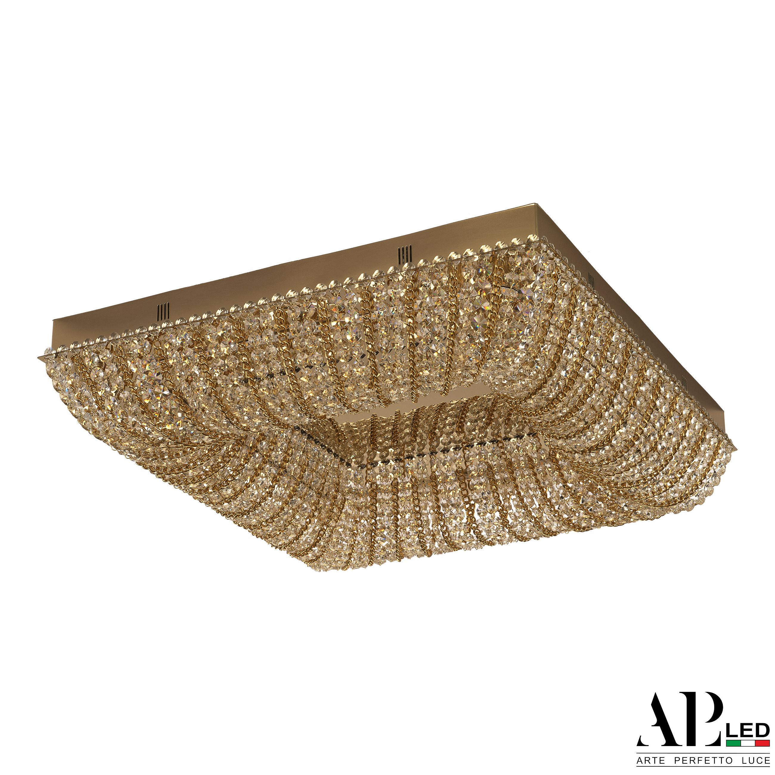 Хрустальная люстра APL LED Sicilia SH603.2.60.M.Gd.3000_BI