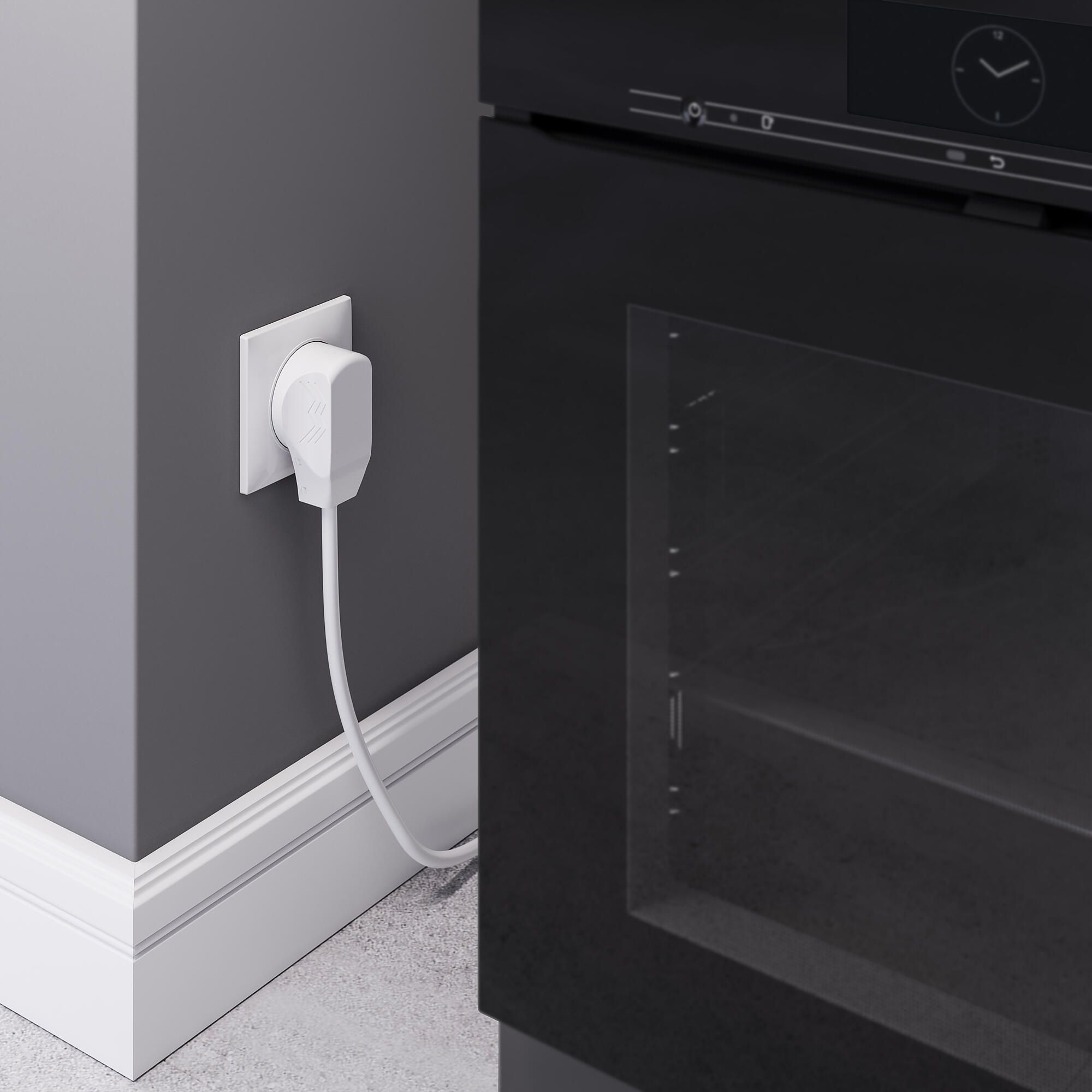 Розетка с вилкой для электроплиты 32А 250В (белый) Werkel a053500_WR