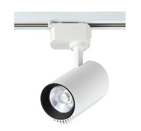 Светильник трековый однофазный Crystallux CLT 0.31 007 10W WH_CR