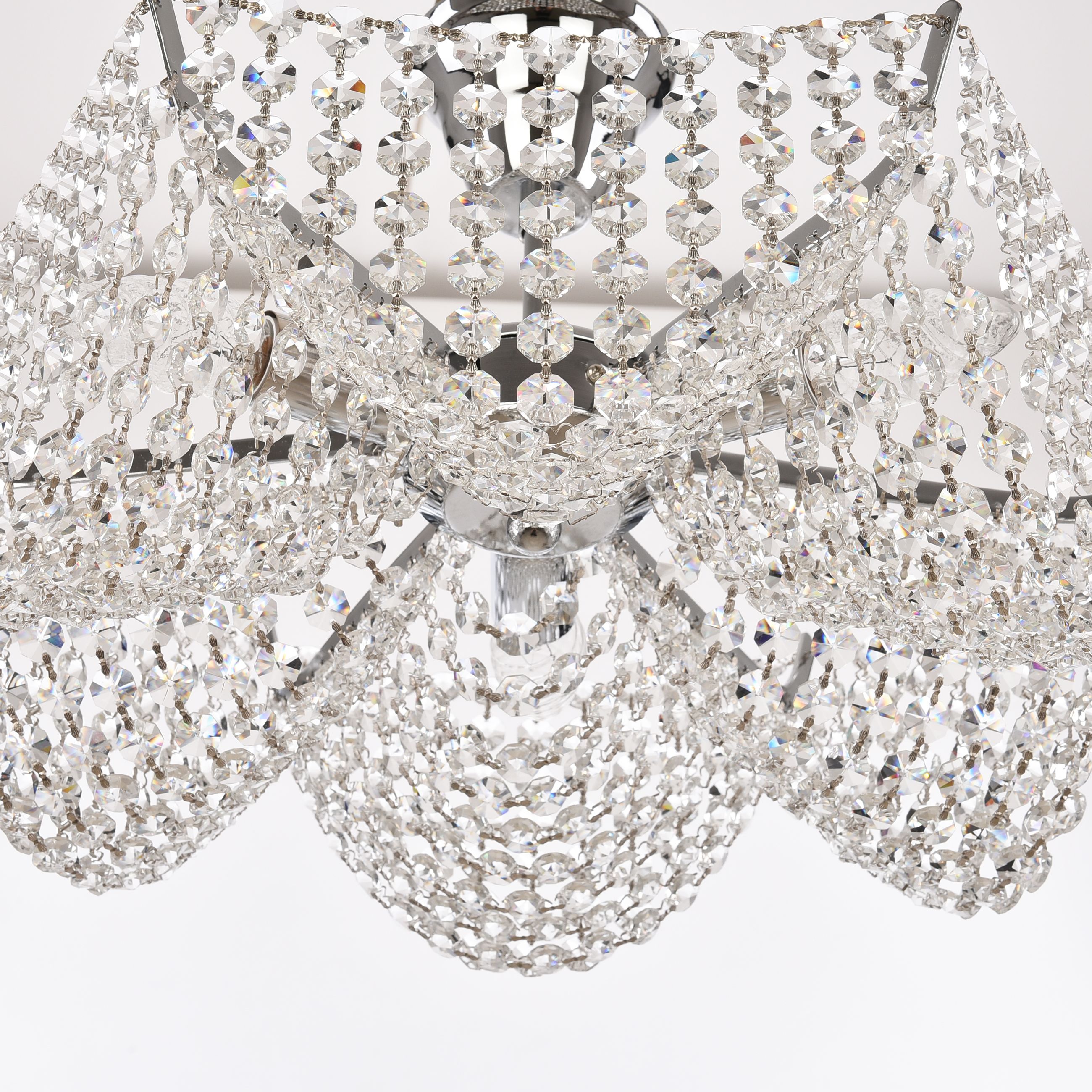 Хрустальная люстра Bohemia Ivele Crystal 778 778/42 Ni_BI