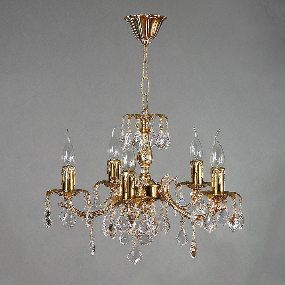Хрустальная люстра Ambiente Ambient 2226/5 WP New Leaf_BZ