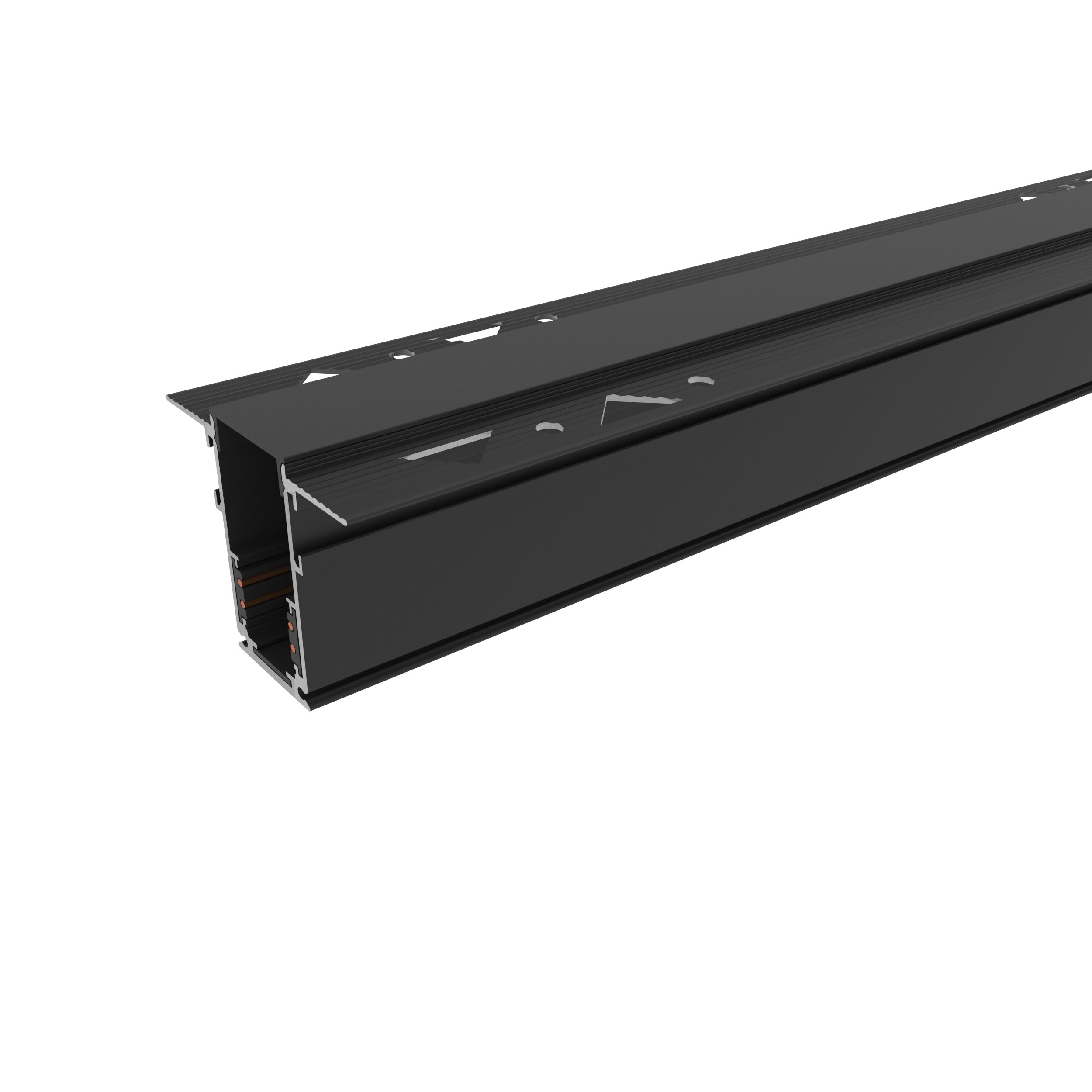 Шинопровод встраиваемый черный 2м Slim Magnetic a057187_ES