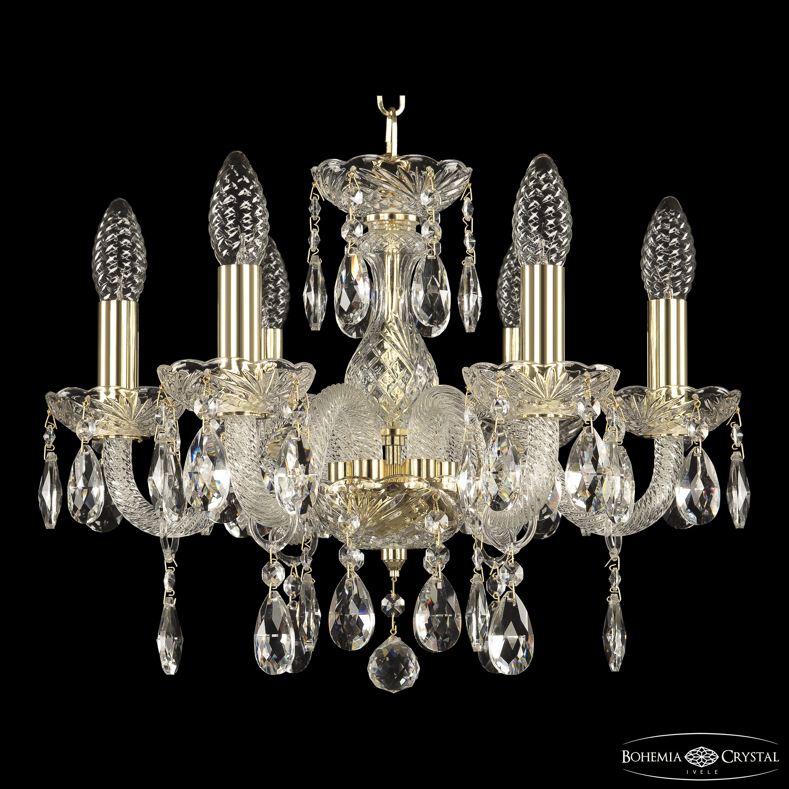 Хрустальная люстра Bohemia Ivele Crystal 117/6/141 G_BI