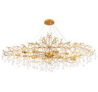 Подвесная люстра Crystallux REINA REINA V2 SP16 L1500 GOLD PEARL_CR