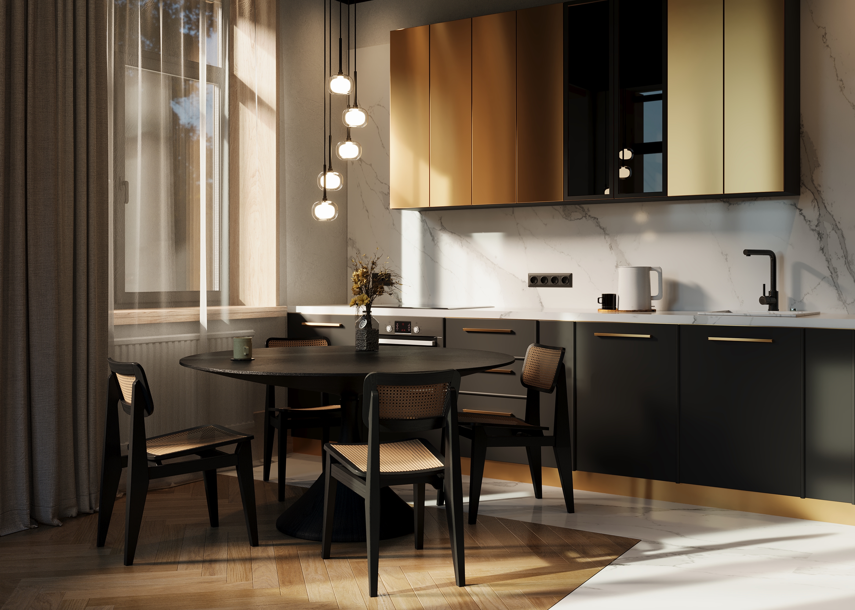 Подвесной светильник Freya Shimmer FR5435PL-05B1_MY