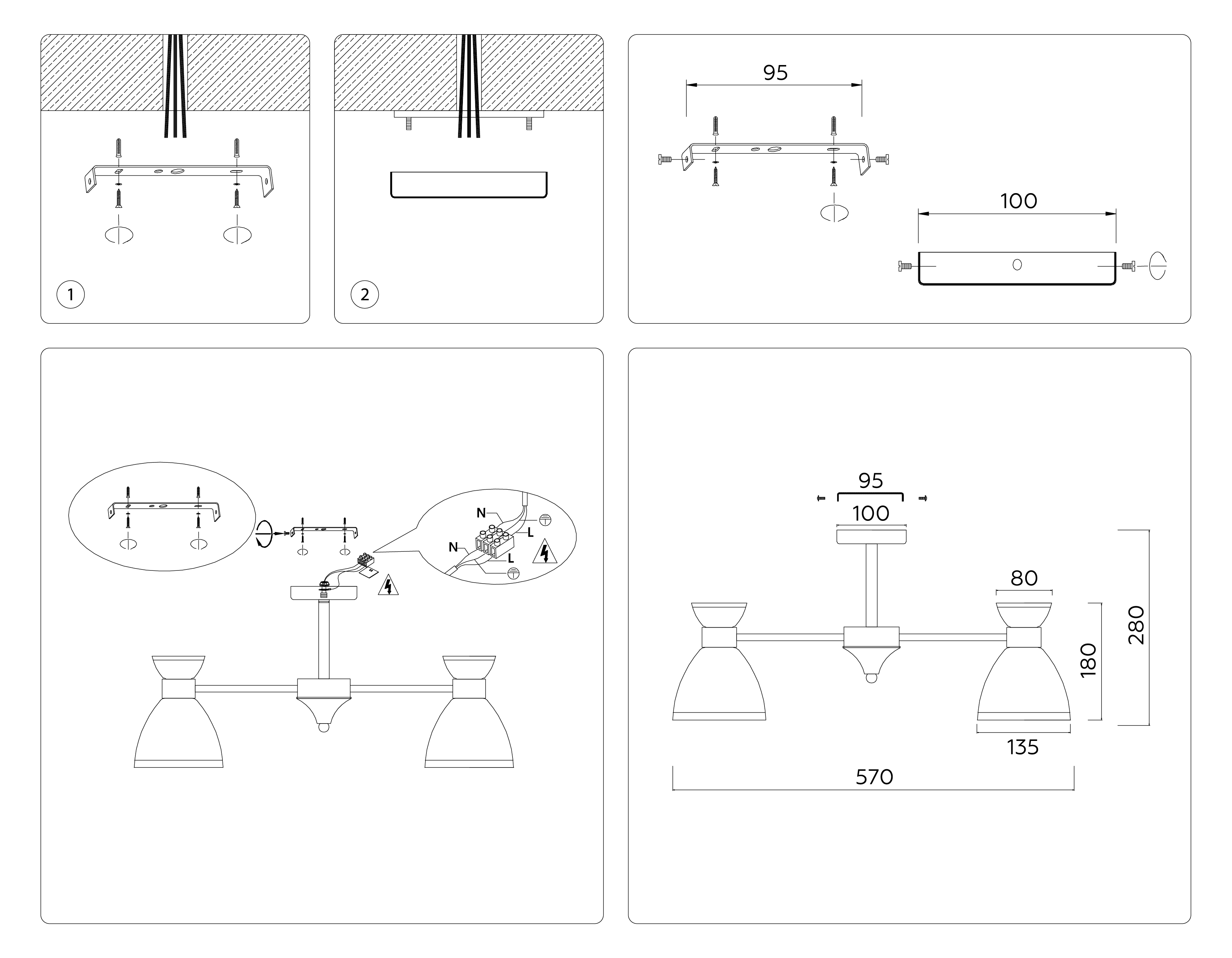 Потолочная люстра Ambrella Light TR TRADITIONAL Modern Homy TR3177_AMB