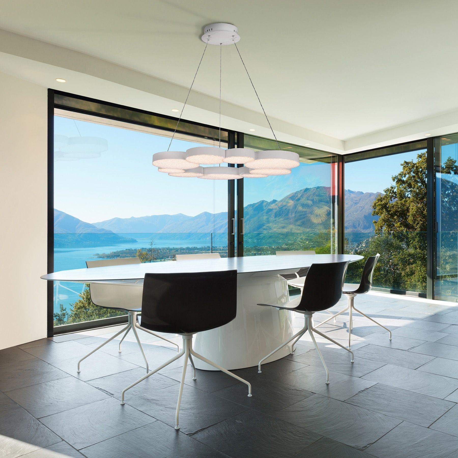 Подвесная люстра Mantra Lunas 5760_MN