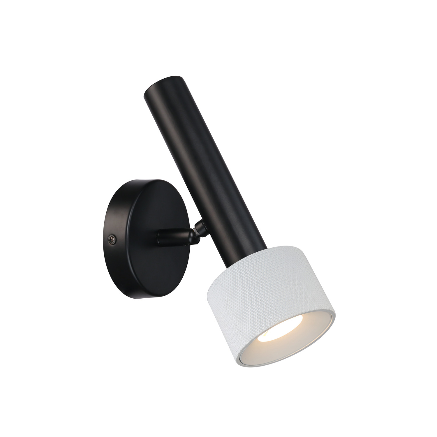 Настенный светильник iLedex Delta 2360-1 BK+WH_IX