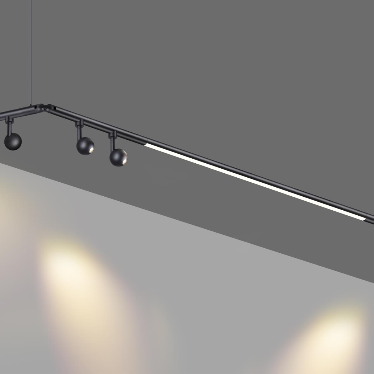 Трековый светильник диммируемый со сменой цветовой температуры (управление - пульт ДУ/ приложение Smart Life) NOVOTECH GLAT 359371