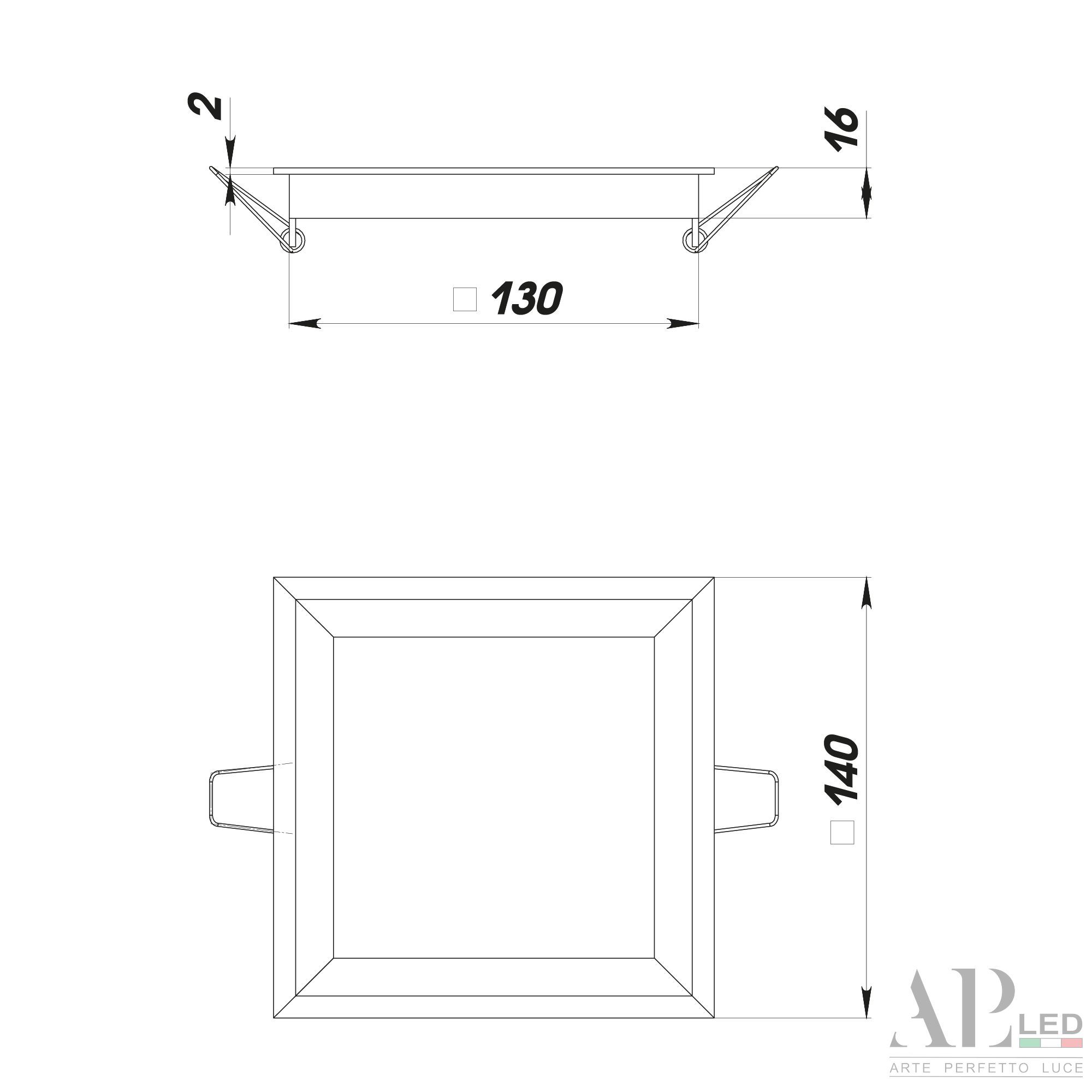 Встраиваемый Светильник Ingrid 3322.LDF12016/12W/6K_BI