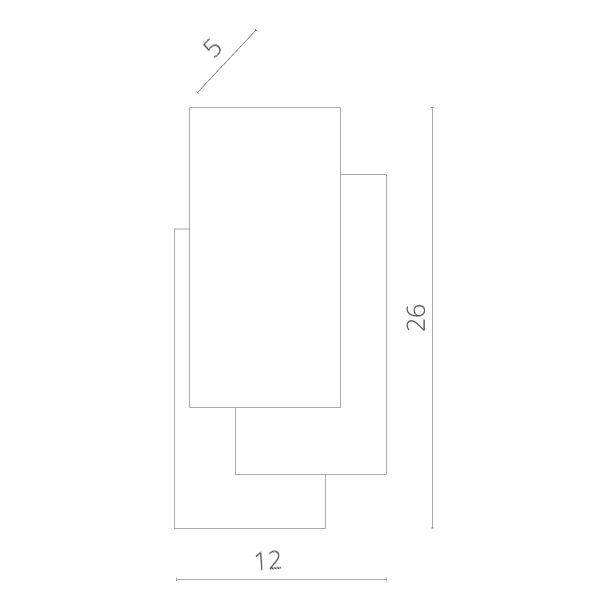 Настенный светильник ArteLamp TRIO A1718AP-1WH