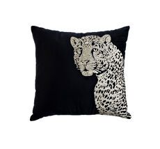 Подушка с вышивкой Леопард Garda Decor 70SW-19589