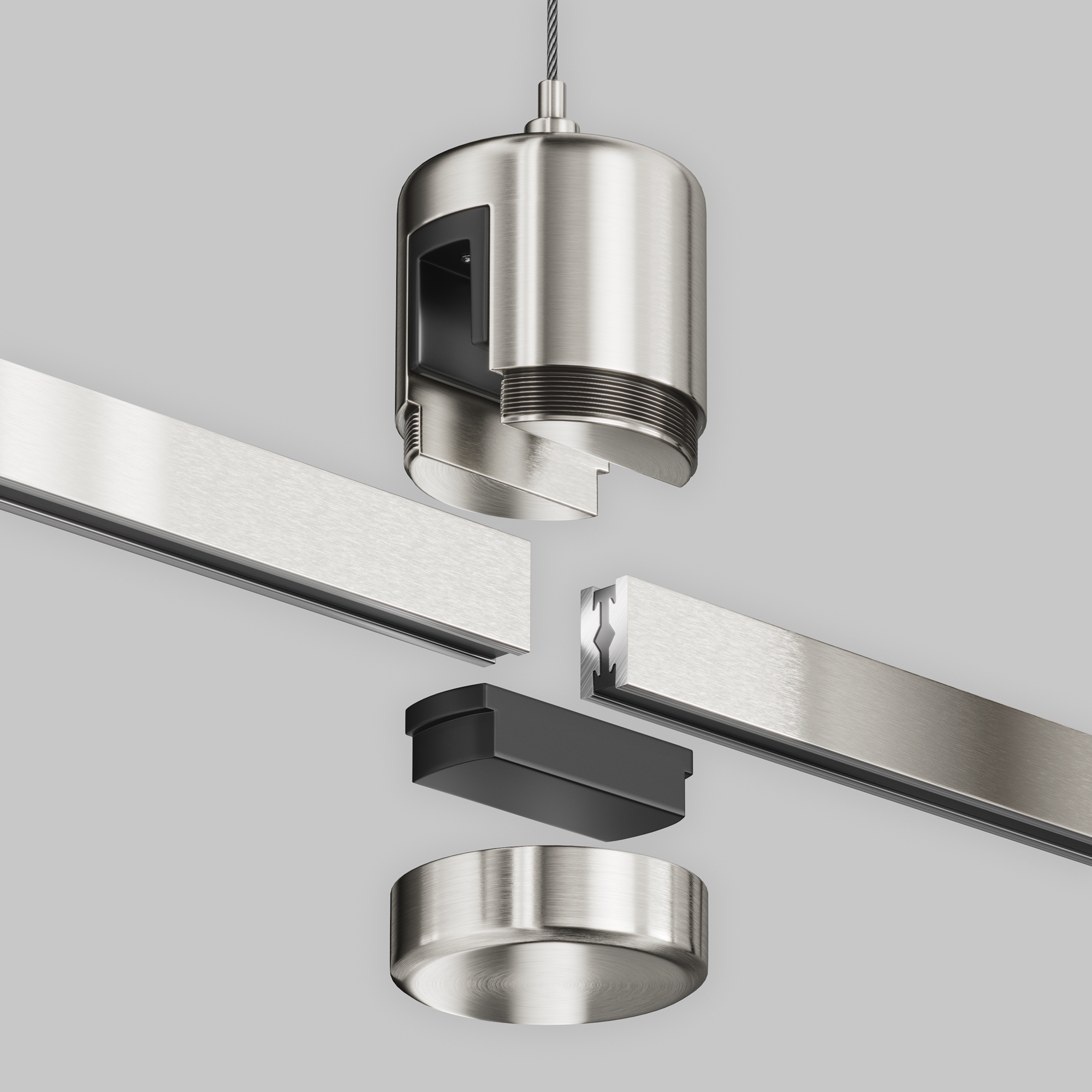 Подвес тросовый Hang с прямым коннектором питания Flarity Maytoni TRA157SW-IPC1-PT_MY