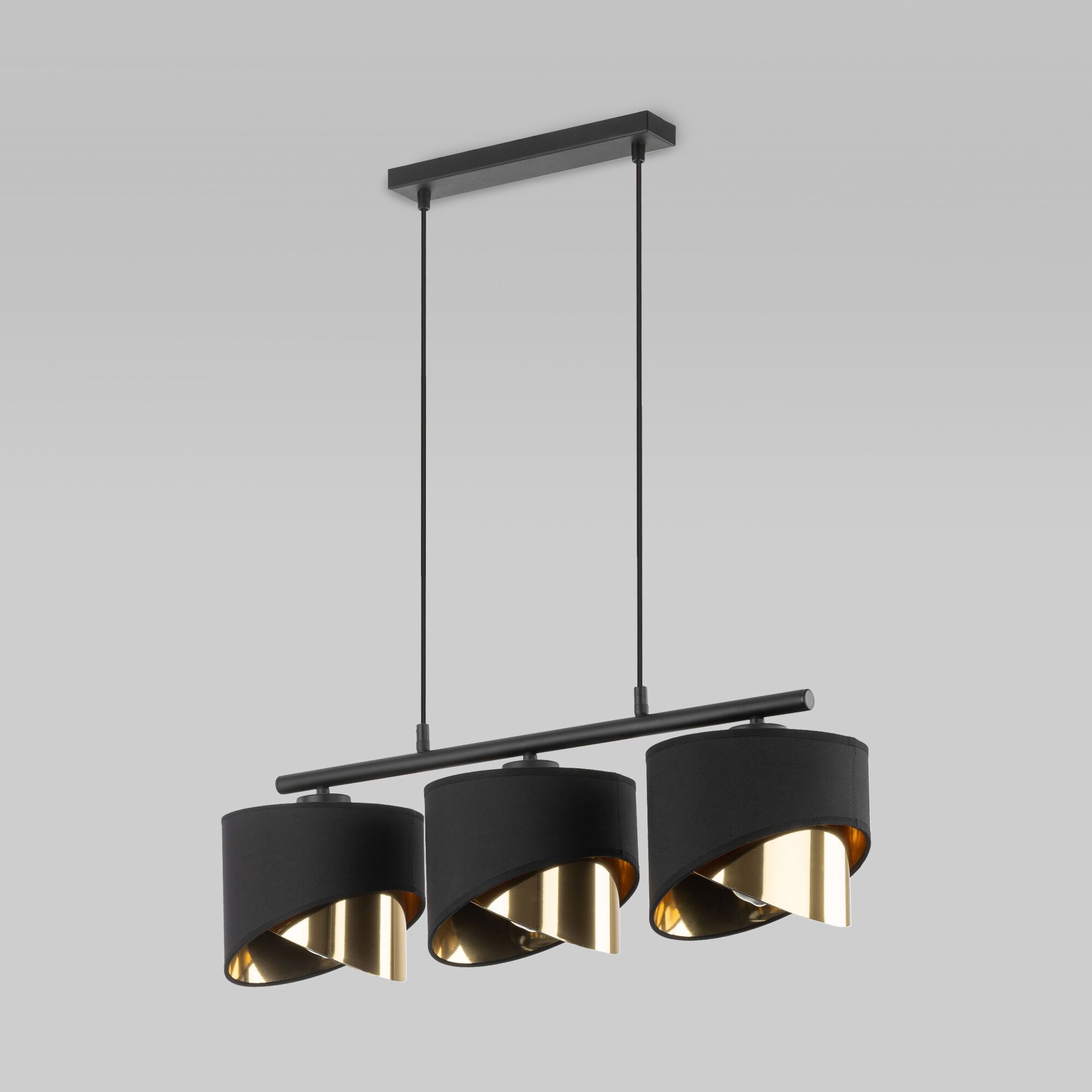 Подвесной светильник с тканевыми абажурами TK Lighting Grant Black a066419_EU