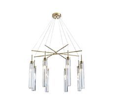 Подвесная люстра NewPort 4524+4/S gold_NP