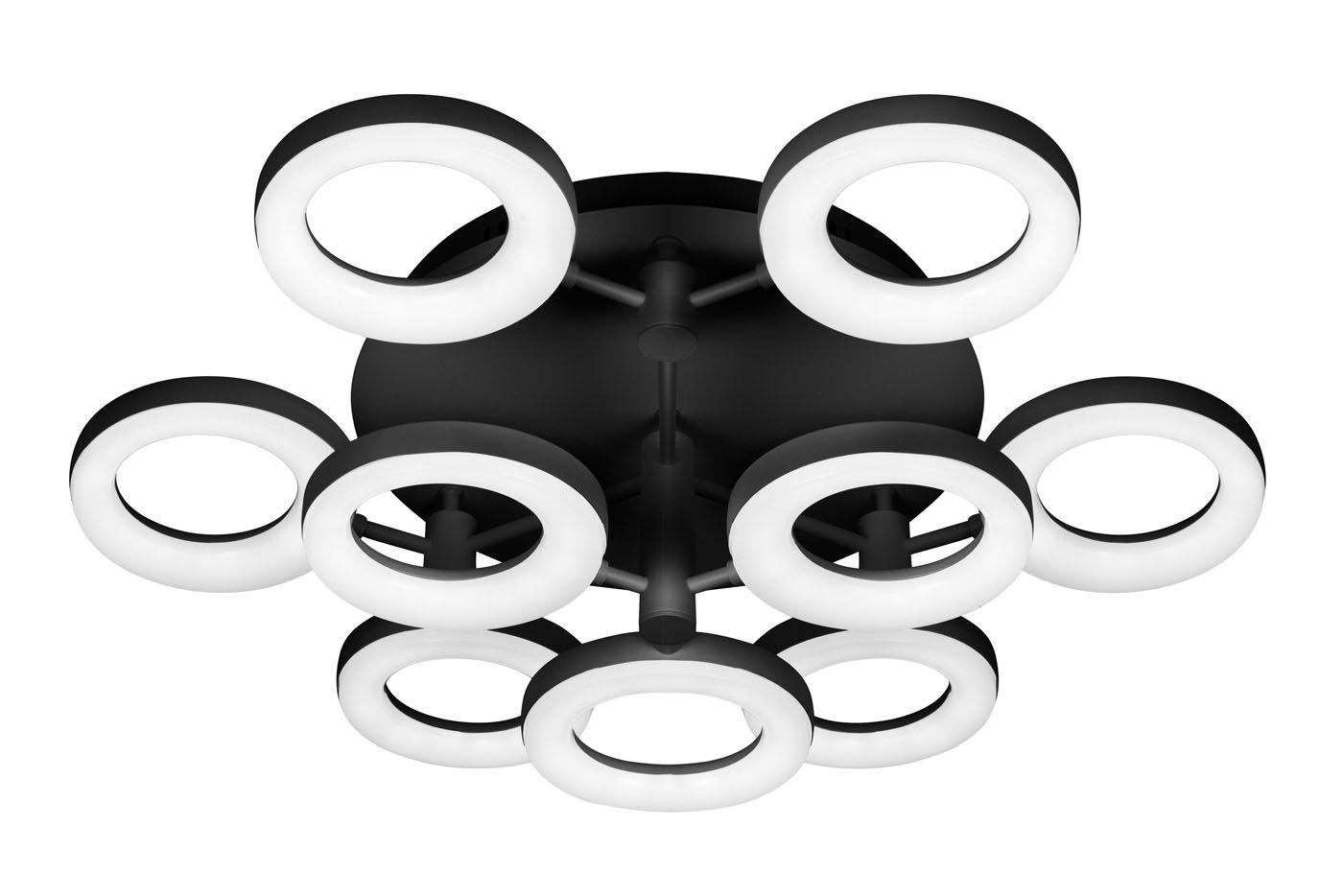 

Потолочная люстра ILedex Jomo FS-014-X9 108W BK, FS-014-X9 108W BK
