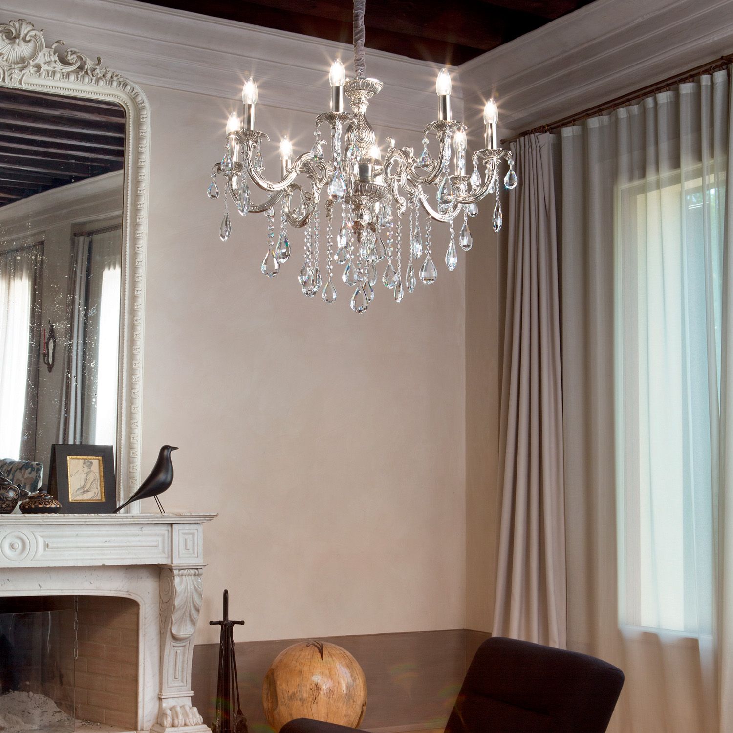 Хрустальная люстра Ideallux IMPERO SP8_IL