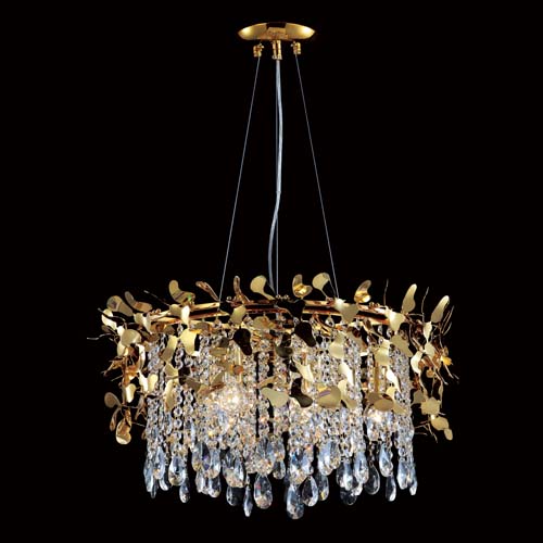 Подвесная люстра Crystallux ROMEO ROMEO SP10 GOLD D600_CR