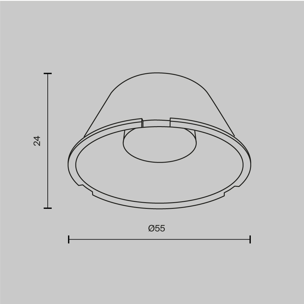 Линза TRINITY Maytoni Focus Led LensD49-60_MY