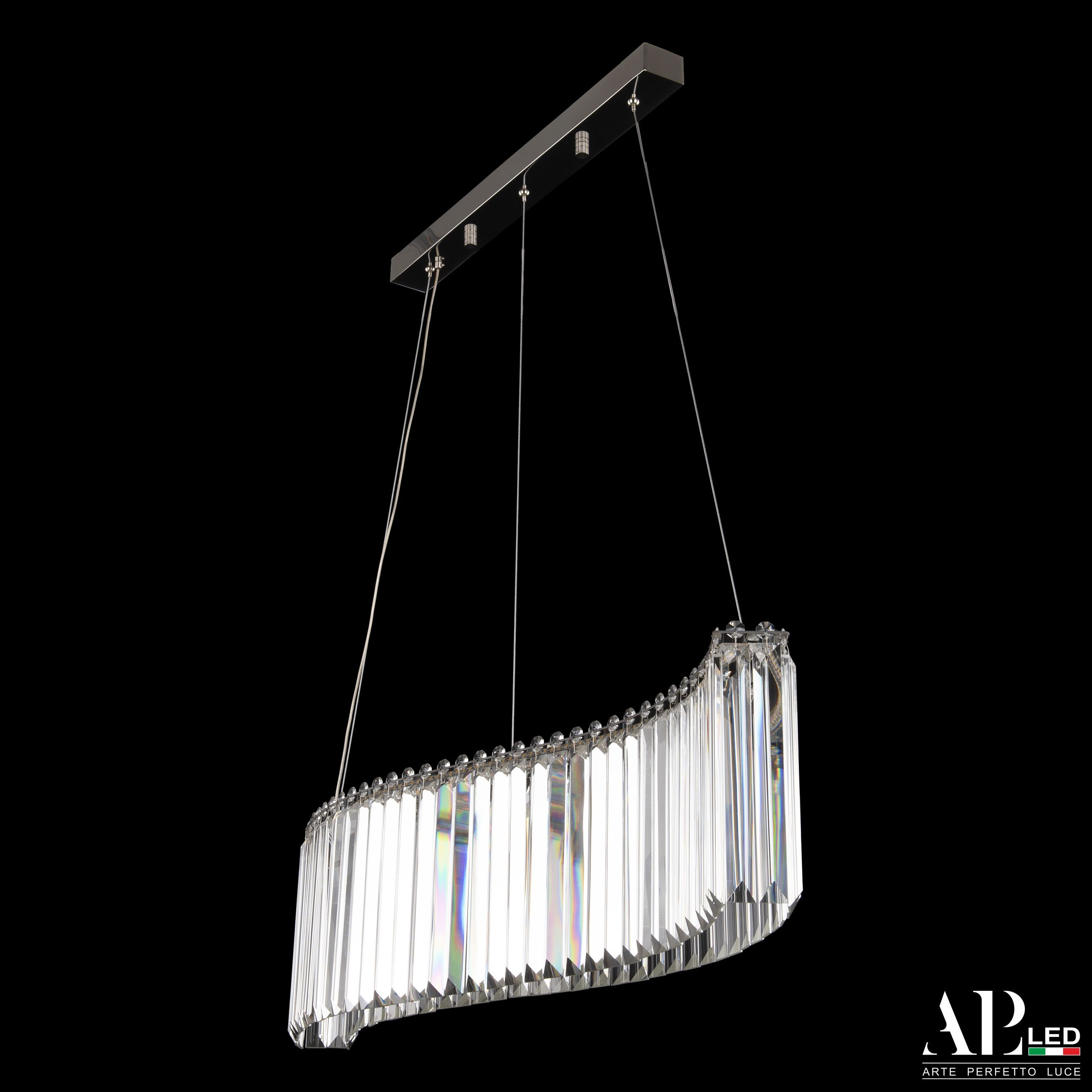 Хрустальная люстра APL LED Sicilia SH12.80.A.Ni.4000_BI