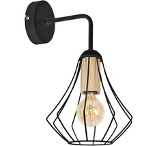 Бра Imex MD.9051-1-W-BK+WOOD_IM