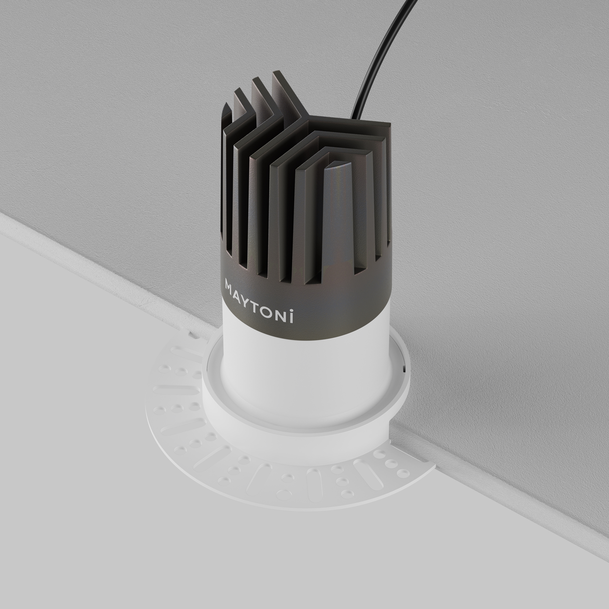 Встраиваемый светильник Maytoni Dip DL122-15W-3K-TRS-W_MY