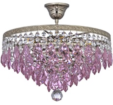 Потолочная люстра на штанге хрустальная Arti Lampadari Castellana E 1.3.38.603 N