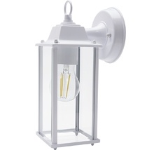 Настенный светильник с белой арматурой уличный фонарь IP44 Feron 11601_FR