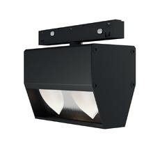 Трековый светильник светодиодный черный LED 1*15W 4000K 1400Lm 48V ST Luce ST1804.446.15