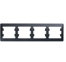 Рамка на 4 поста (антрацит) Systeme Electric GSL000704