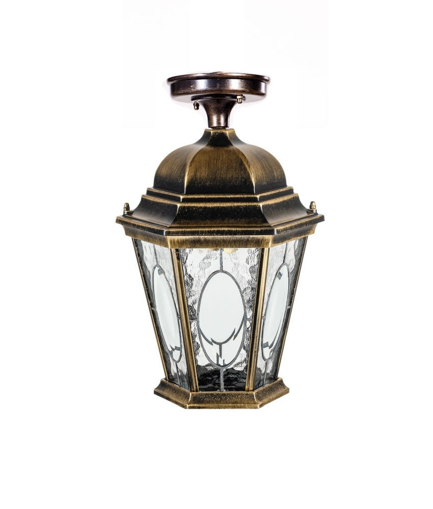 Потолочный светильник уличный IP44 Oasis Light 91405MA Gb овал_OL