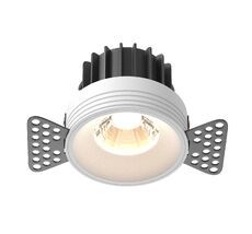 Встраиваемый светильник Maytoni Round DL058-12W3K-TRS-W_MY