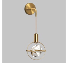 Бра светодиодное LED 3W, K9 кристалл, золотая бронза Imex CR.23453-1-W-GB-LED_IM