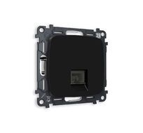 Розетка компьютерная Ambrella Volt OMEGA RJ-45(8P8C) CAT6 с защитной шторкой QUANT MO812010_AMB