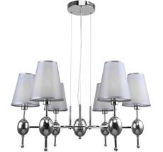 Люстра подвесная E14*40W Nickel Escada 2106/6S_ESC