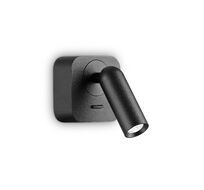 Спот Ideallux BEAN BEAN SQUARE AP NERO_IL