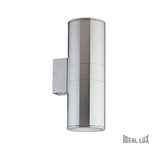 Уличный настенный светильник Ideallux GUN AP2 BIG ALLUMINIO_IL