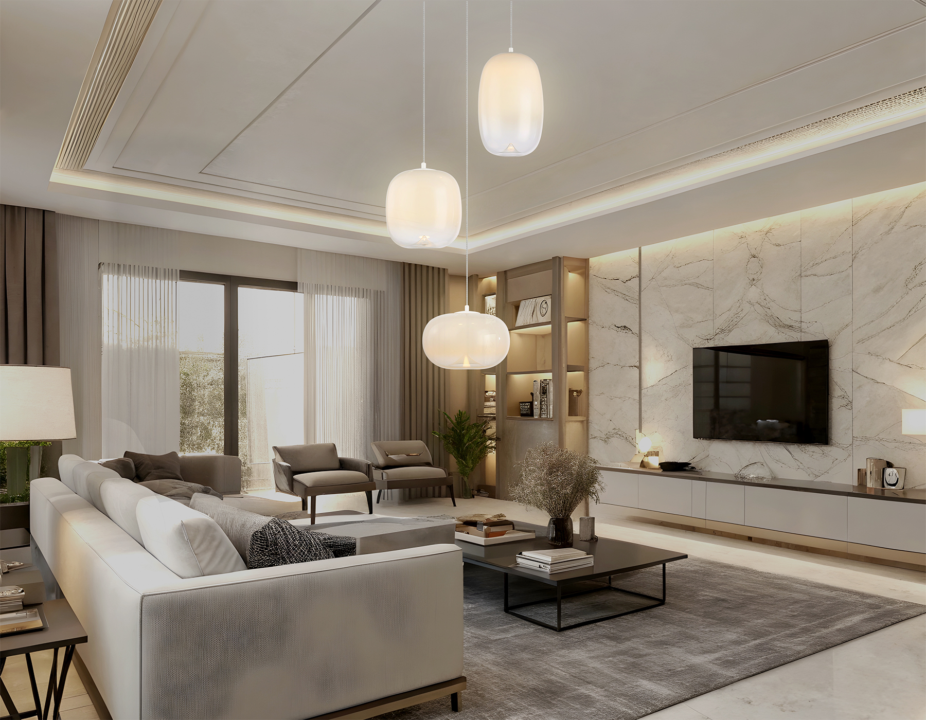 Подвесной светильник Ambrella Light Cloud LH11096_AMB