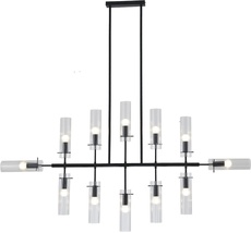 Потолочная люстра на штанге (11053/12R Black) Indigo V000566