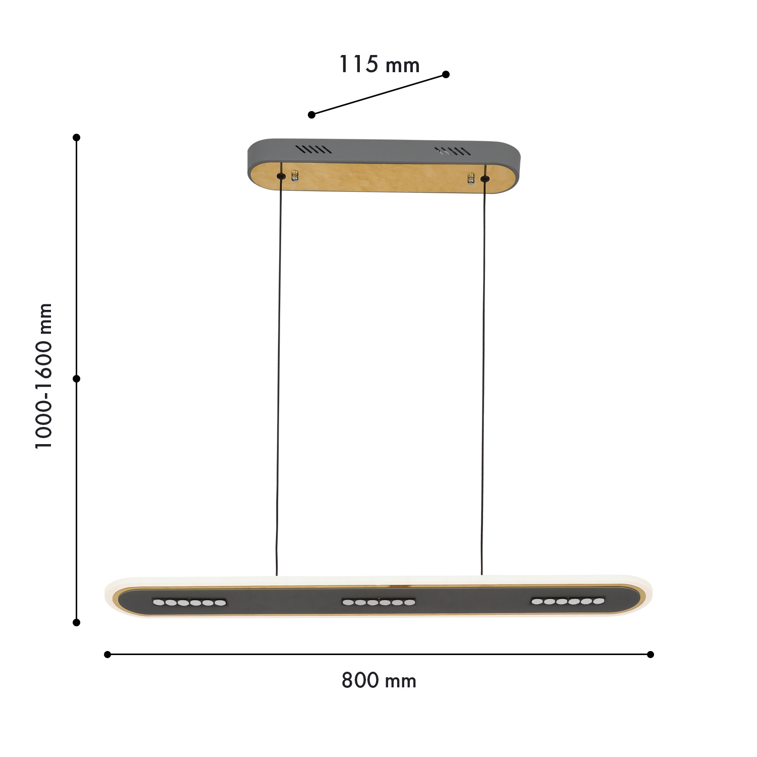 Подвесная люстра F-Promo Strimler 4472-3P