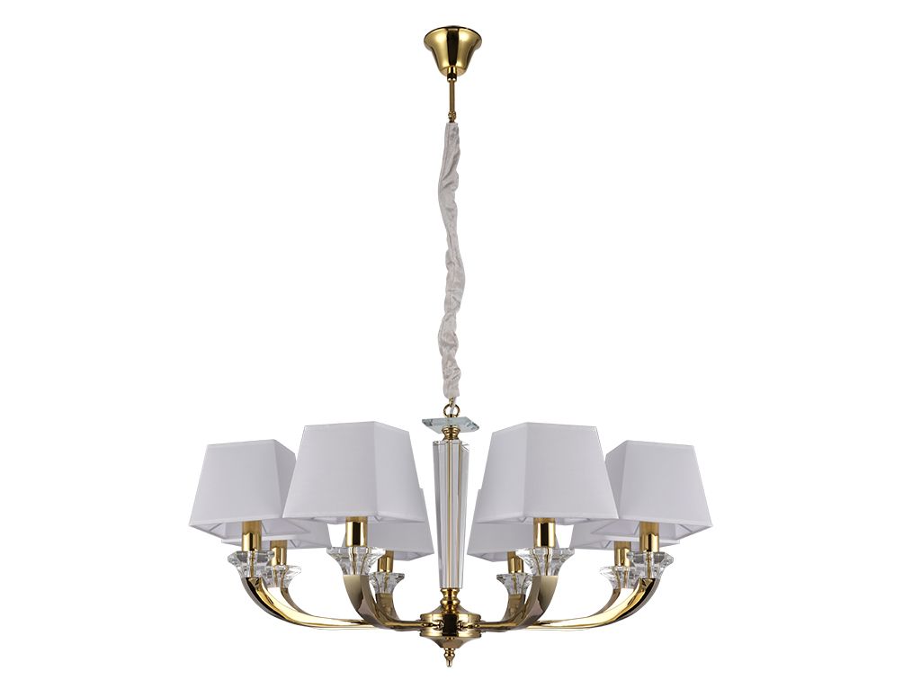 Подвесная люстра NewPort 11408/C gold_NP