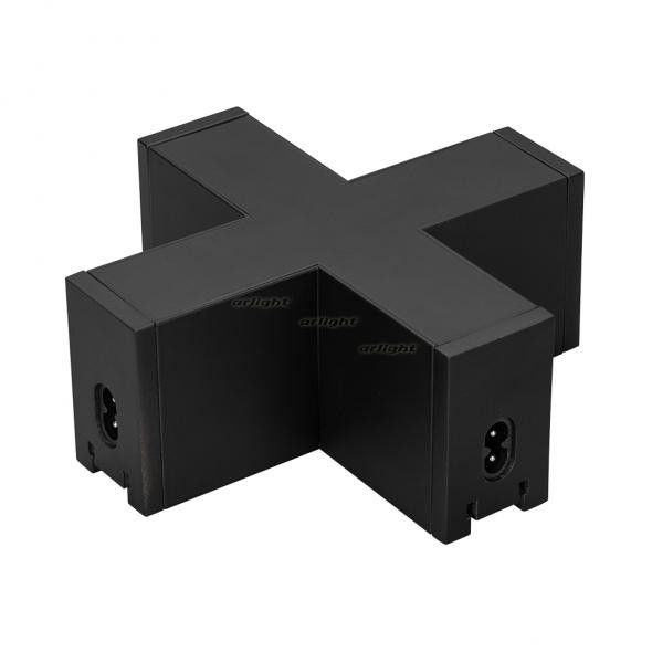 Коннектор крестовой NEO-CLIP-38-CON-X-BK 026847_ARL