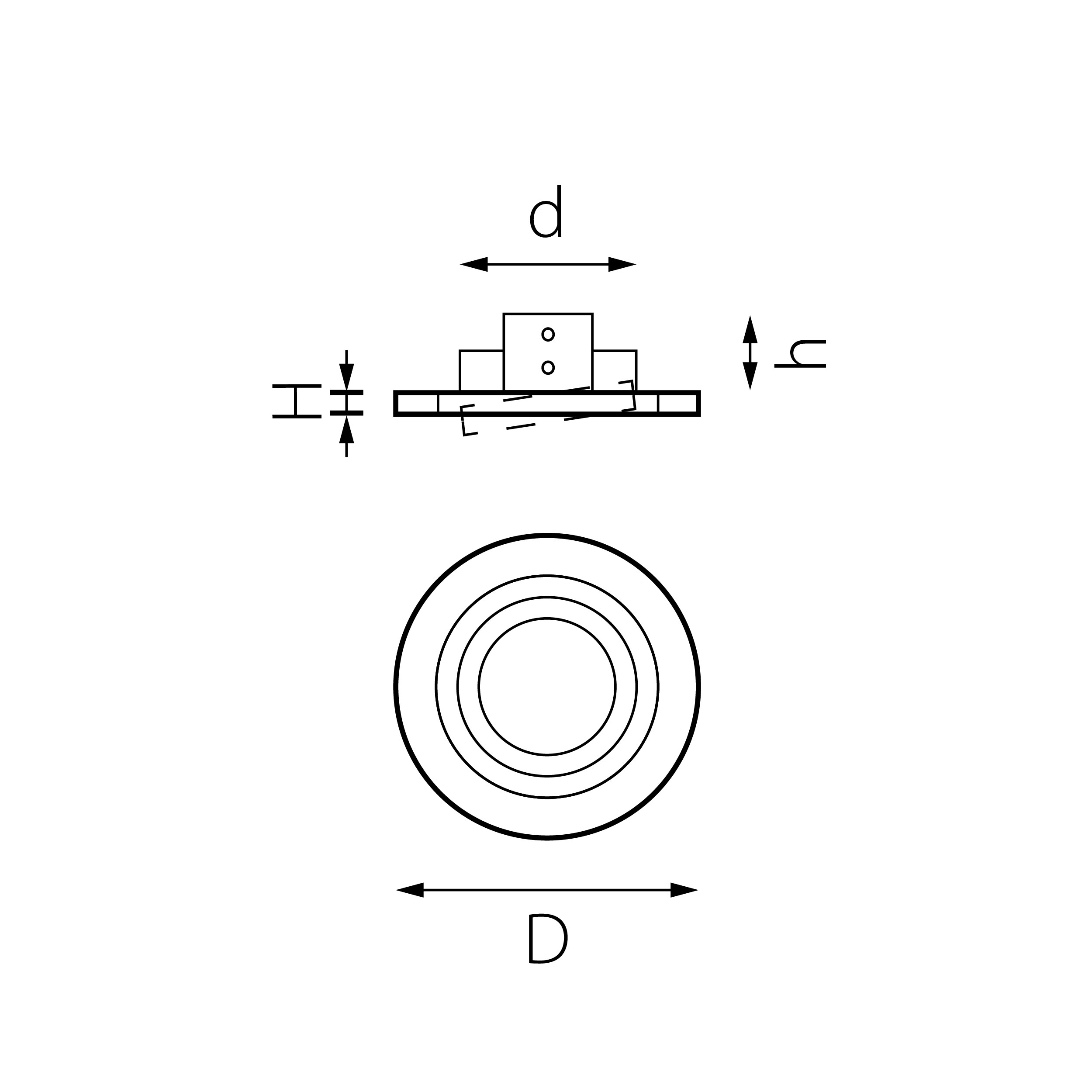 Встраиваемый светильник LightStar INTERO i61607_LS